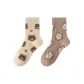 2 Pack[Beige Bear+Floral]
