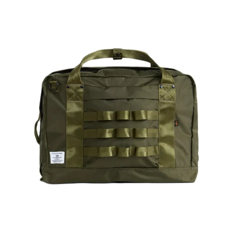 Alpha Industries Nylon Crossbody Handbags Men's Army Green-1