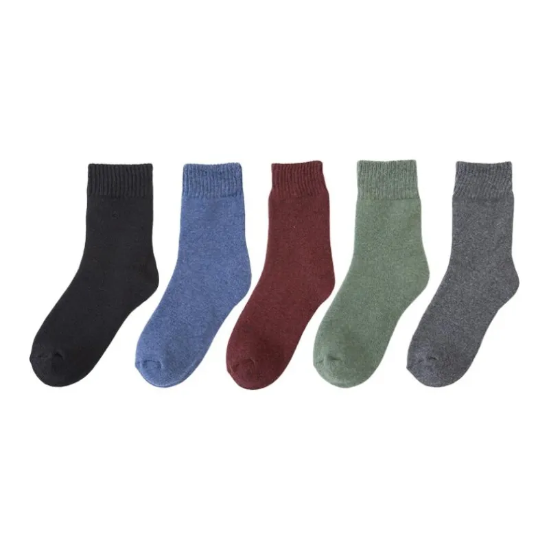 XIANSINIAO Mid Calf Socks Women's 5 Pack-5