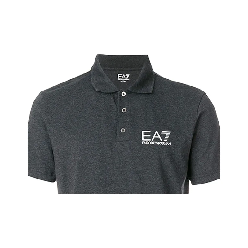 EMPORIO ARMANI EA7 Polo Shirt Men's Dark Gray-3