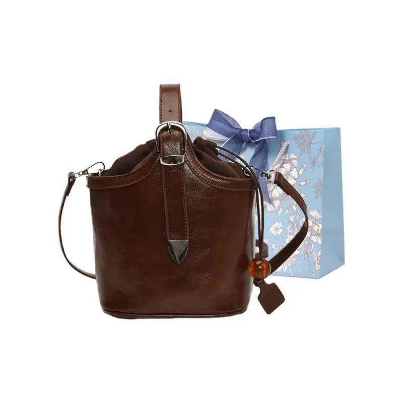 REDOO PU Handbag Regular Women's Brown/Coffee/Black/Burgundy-0
