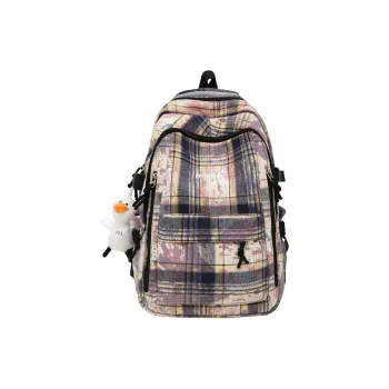 GOBLIN SHARKS 1759 Canvas Backpack Regular Unisex Purple/Blue/Green