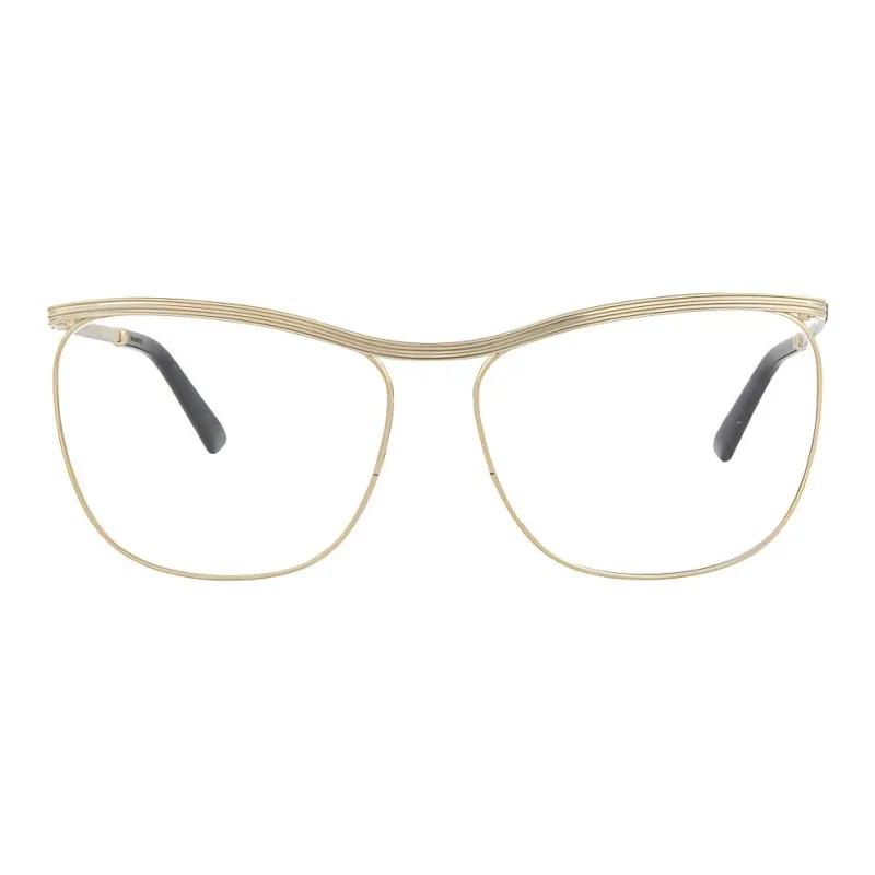 GUCCI Metal Aviator Eyeglass Frames Women's Gold-1