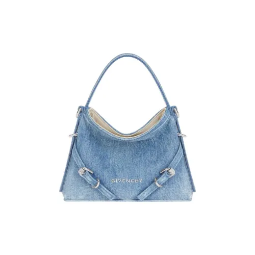 Givenchy Voyou Cotton Crossbody Handbag Extra Mini Women's Medium Blue