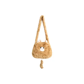 Debecca Plush Crossbody Bag Women's Yellow/Khaki