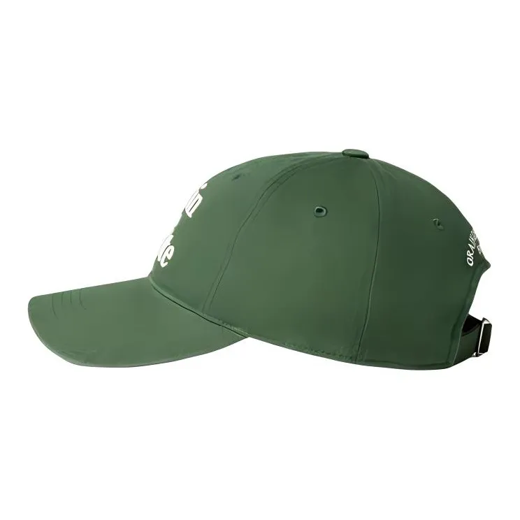 GRAIN DE BEAUTE Cotton Baseball Caps Unisex Dark Green-2