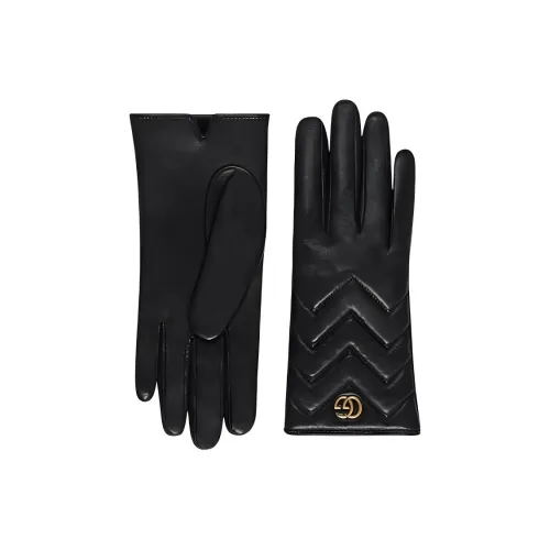 GUCCI Cashmere Gloves Women's Black