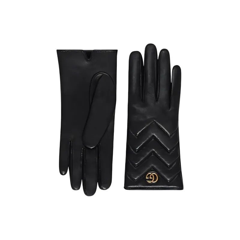 GUCCI Cashmere Gloves Women's Black-0