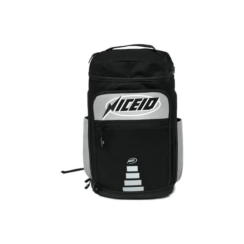 NICEID Polyester Backpack Large Size Unisex Gray-0