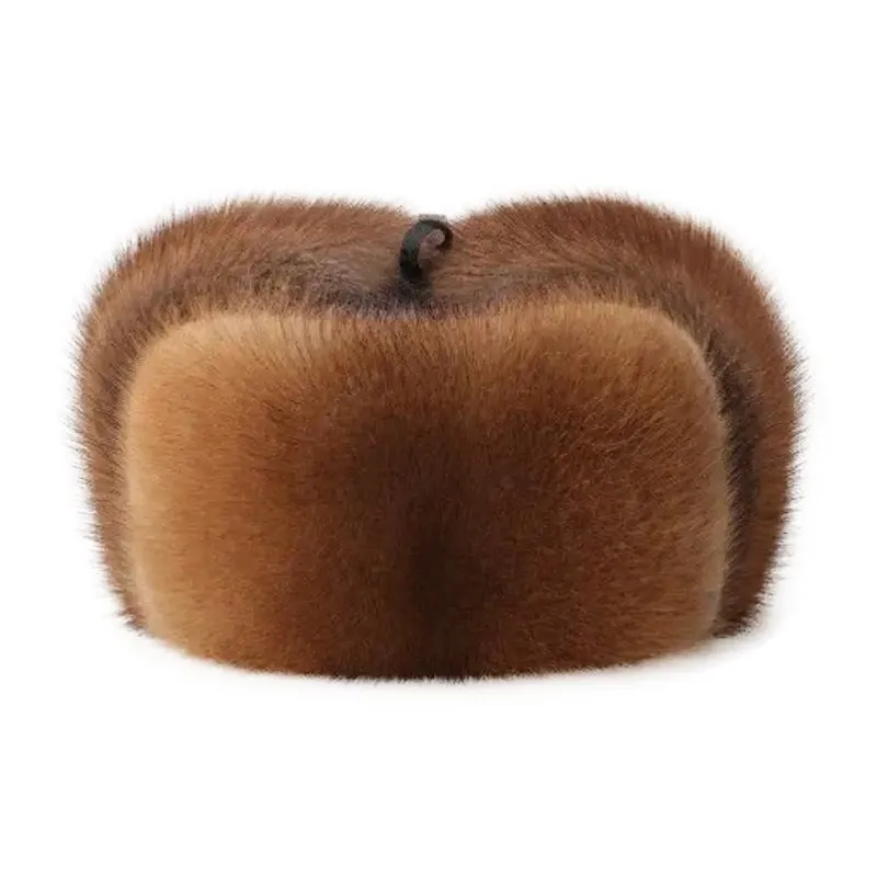 FUO Artificial Leather Trapper Hats Unisex-3