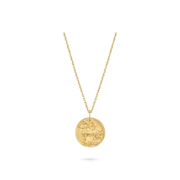 Van Cleef & Arpels 18K Gold Pendant Necklaces Unisex Gold