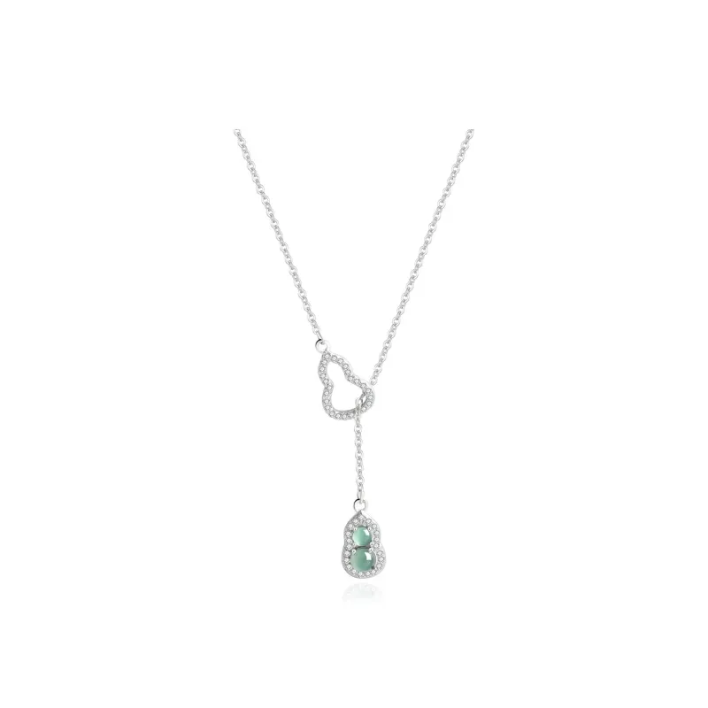 Atsuyama Glutinous Jade Jadeite Necklaces Women's-0