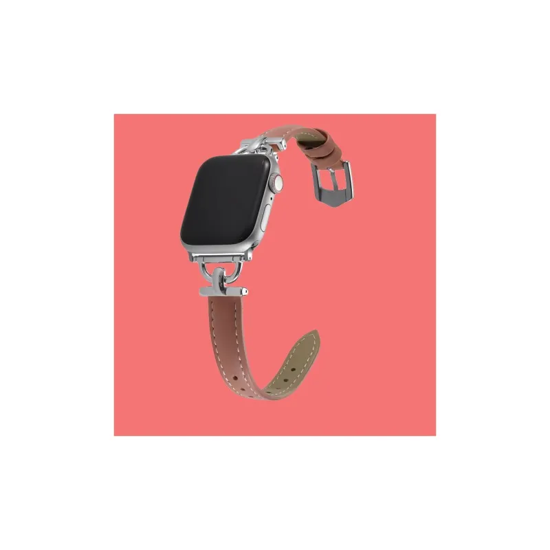 CHRROTA Watch Band Apple Compatibility Leather-1