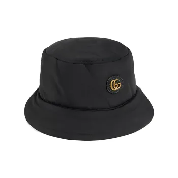 GUCCI Double G patch Bucket Hat