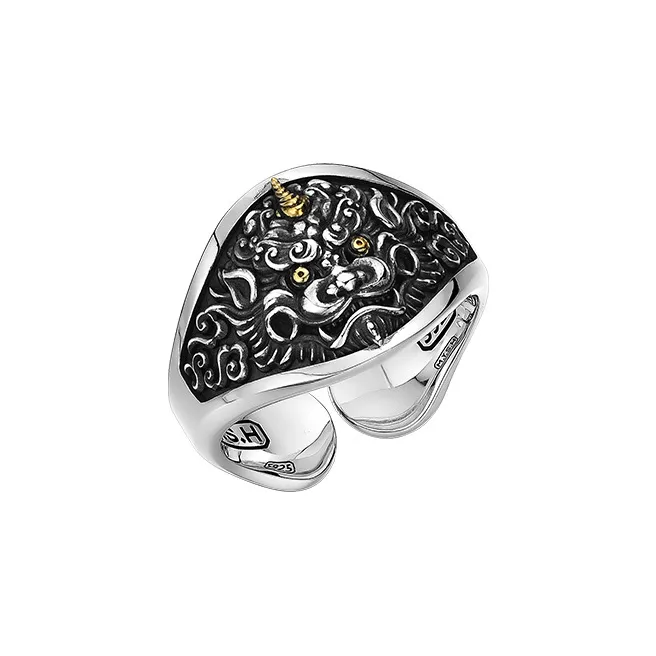 MYSH 925 Sterling Silver Rings Men's-0