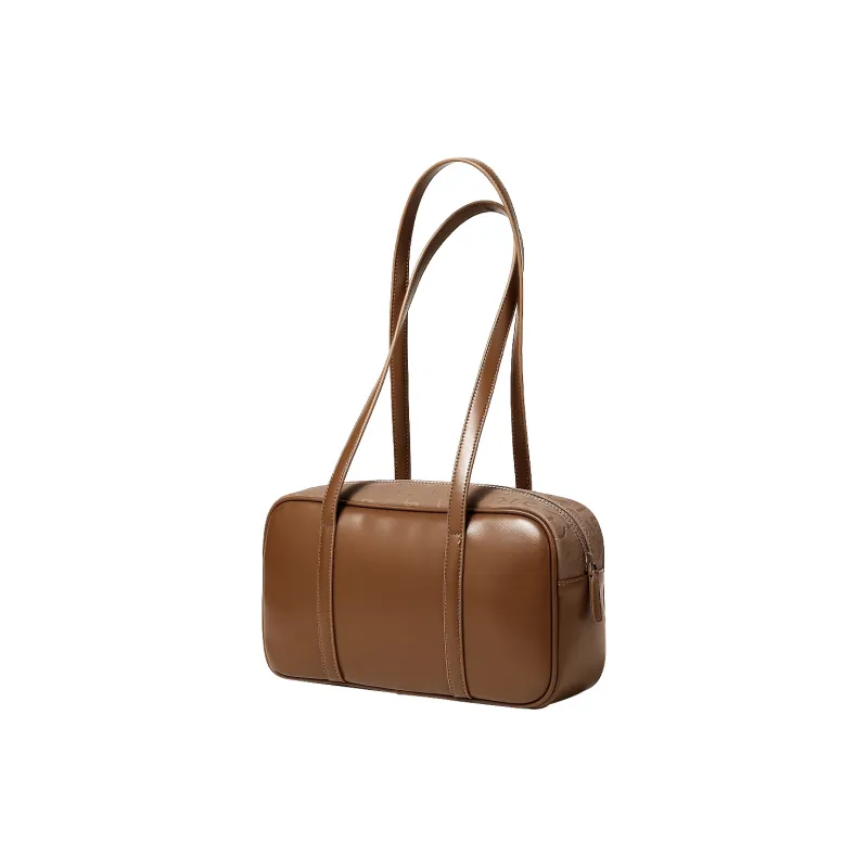 AILUXI Synthetic Leather Shoulder Bag Women's Cocoa Brown-2