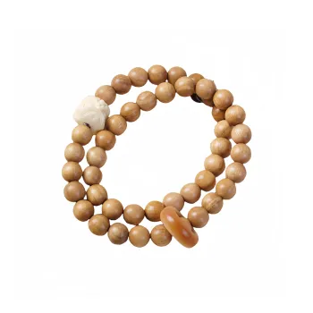 YUGONGYUAN Milky Agarwood Bracelets Unisex