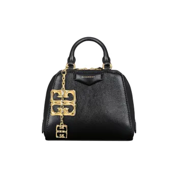 Givenchy Buffalo Leather Shoulder Bag, Crossbody Bag, Handbag Extra Mini Women's Black