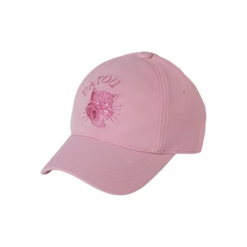 Onitsuka Tiger Polyester Baseball Caps Unisex Light Pink