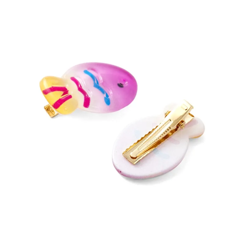 ZANC Acrylic Hair Clips Women's Multiple Colors-24
