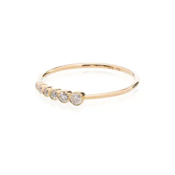 Sophie Bille Brahe 18kt Yellow Gold Pleine De Lune Diamond Ring
