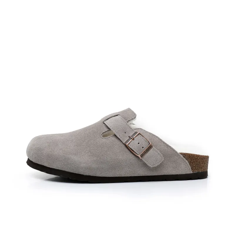 EBLIS HUNGI Cork Sole Slip-Resistant Abrasion-Resistant Wrap-toe Slippers Unisex-29
