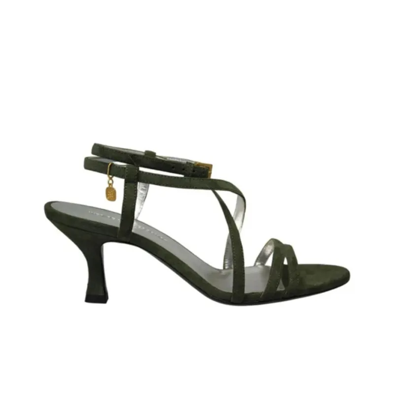INES DE LA FRESSANGE One Strap Sandals 6cm Women's Green-1