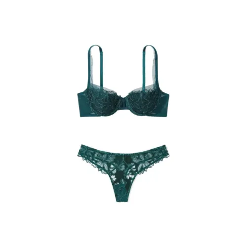 Victoria's Secret Underwear Set Women's Peacock Blue