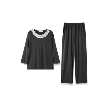 Meonsill Pajama Set Women's Dark Gray