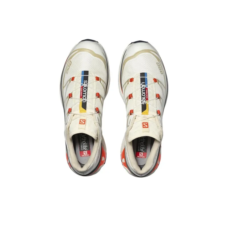 SALOMON XT 6 Bleached Sand Red Orange-2
