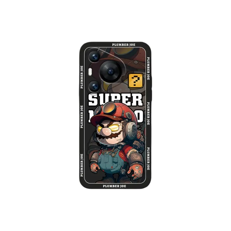 Cuttlefish Grid TPU Material Cute Cartoon Phone Case Compatibility Huawei Pura70/60/50/40/30/Pro-13