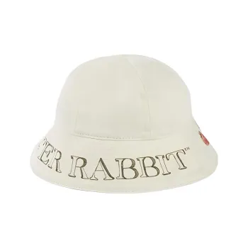 GUCCI Cotton Twill Fabric Bucket Hats Unisex Light Yellow