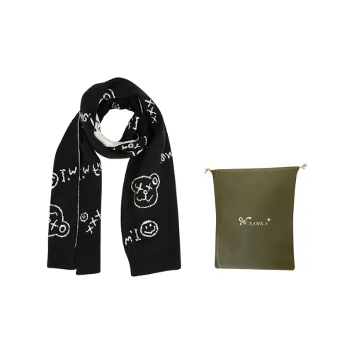NAME.S Knit Scarves Women's Box+Shopping Bag
