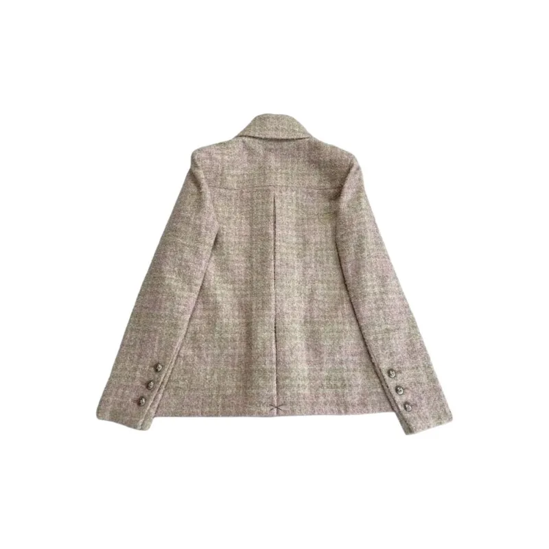 CHANEL FW24 Business Suit Coat Women's Pink-1