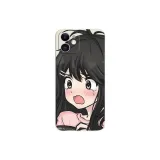 Straight Edge TPU-Antique White-Black Opening Girl ZBTPU1619 White