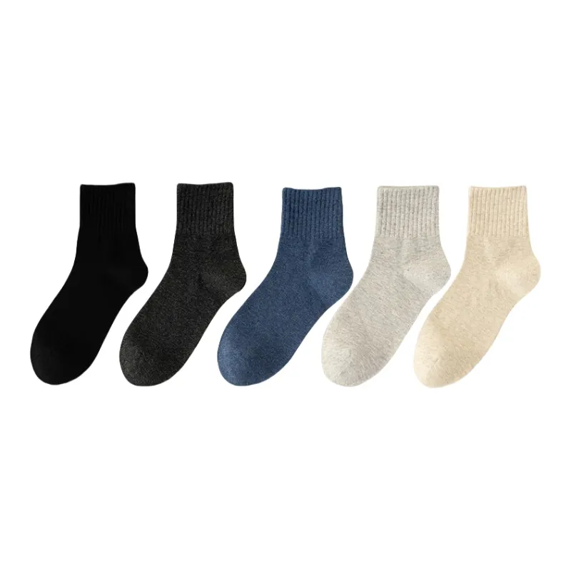 XIANSINIAO Knee High Socks Men's 5 Pack-6