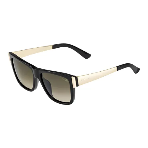 GUCCI Acetate Rectangular Sunglasses Women's Black