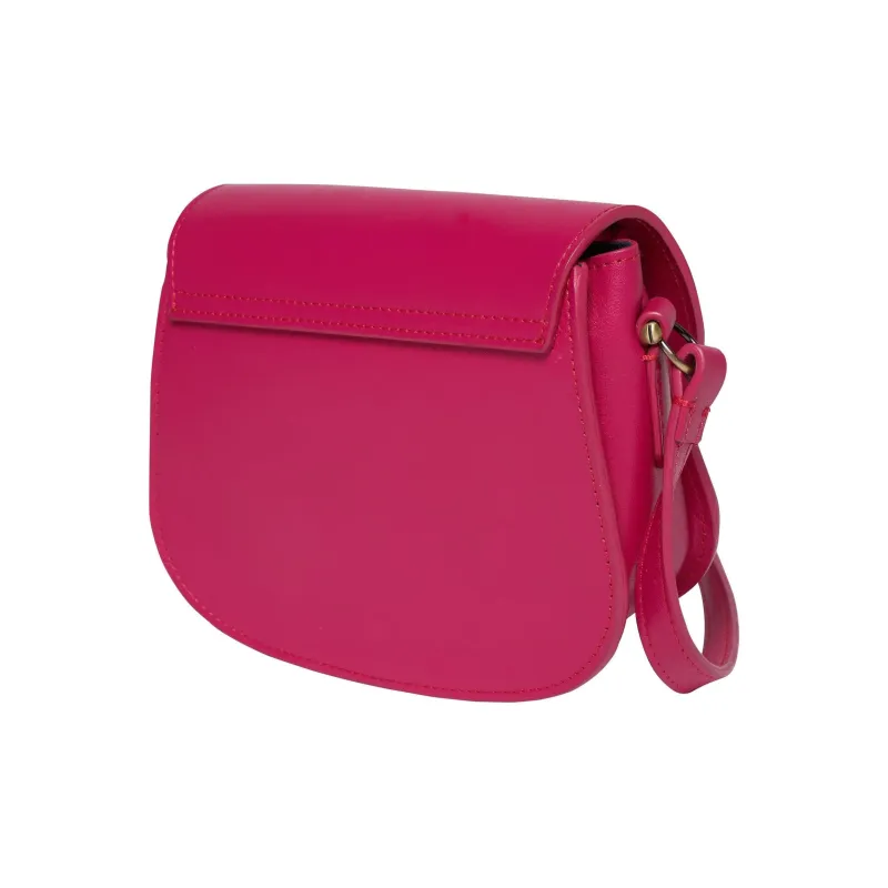 INES DE LA FRESSANGE Cow Leather Crossbody Bag, Shoulder Bag Women's Pink-1