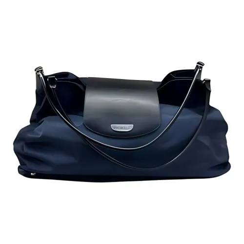 Balenciaga Nylon Handbag Large Size Women's Marine Blue