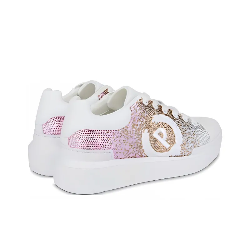 Pollini Carrie Skateboard Shoes Women's White-3