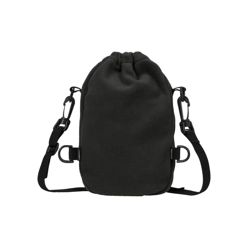 Supreme POLARTEC Collaboration Wool Shoulder Bag, Crossbody Bag Unisex Black-2