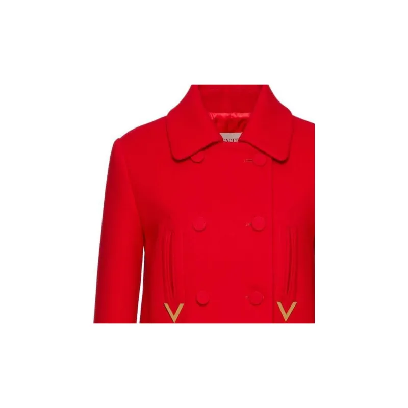 Valentino Jackets Women's Red-4