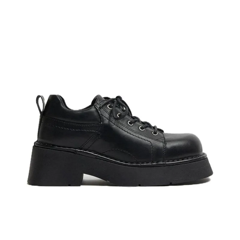 MIISTA Casual Single Shoes 5cm Women's Black-1