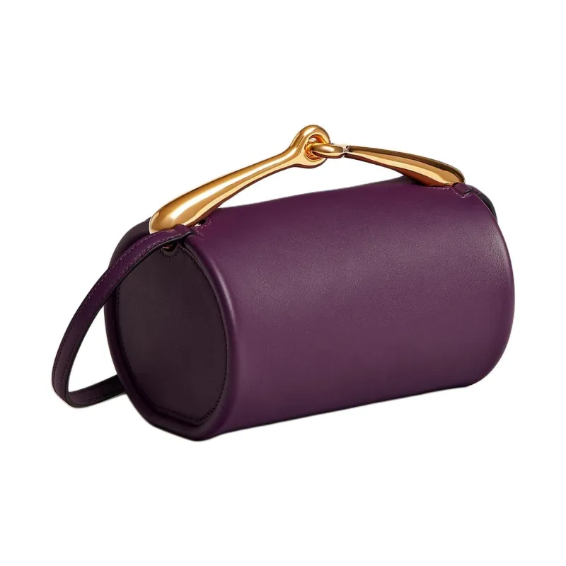 HERMES Maximors Swift Calfskin Shoulder Bag Crossbody Bag Handbag Women's N5 Cassis Blackcurrant Color-1