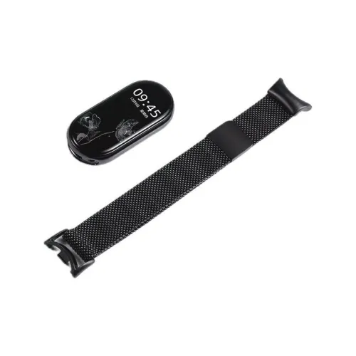 IKYOU Compatible With Xiaomi Mi Band 9/8. Metal Magnetic Business Men's And Women's Watch Bands
