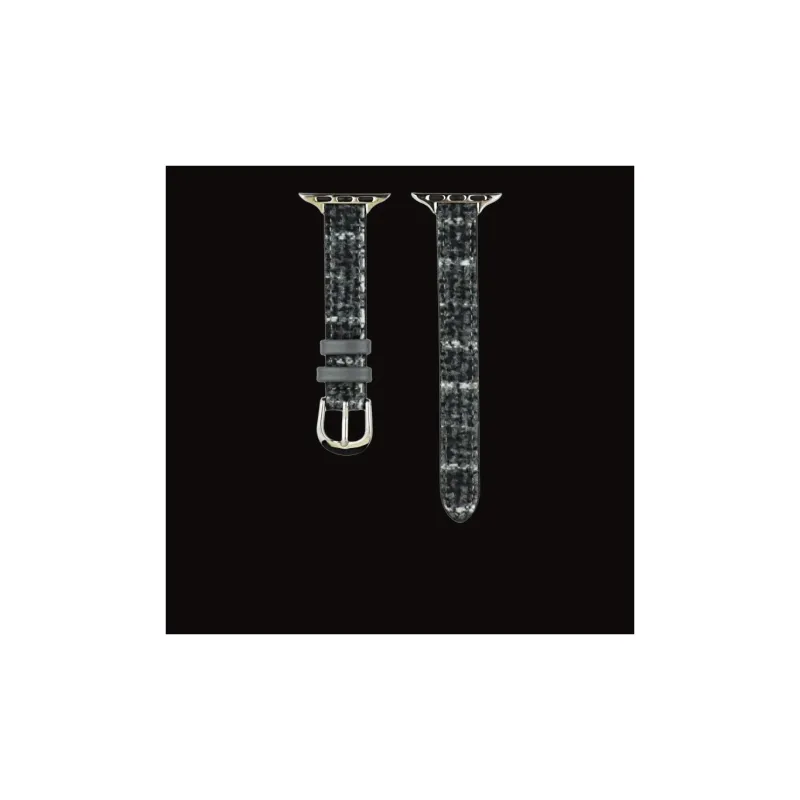 CHRROTA Compatibility Iwatch 10th Generation 98 Apple Watch 7 SE 654 Woolen Coarse Spun Knitted Fabric Thin Strap Ultra-1