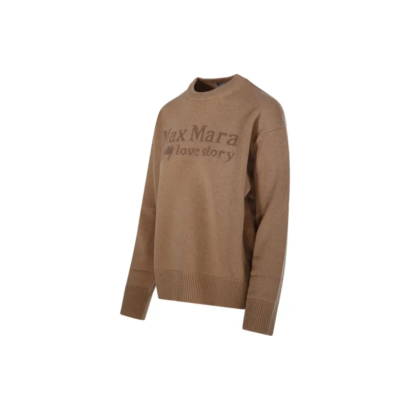 'S MAX MARA Veronica Crewneck Long Sleeved Jumper-2