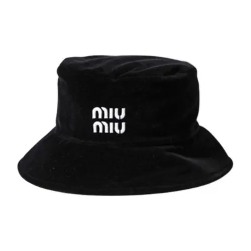 MIU MIU Cotton Bucket Hats Unisex