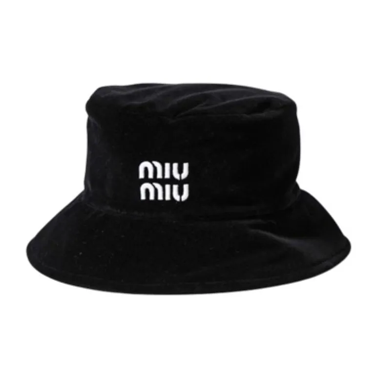 MIU MIU Cotton Bucket Hats Unisex-0