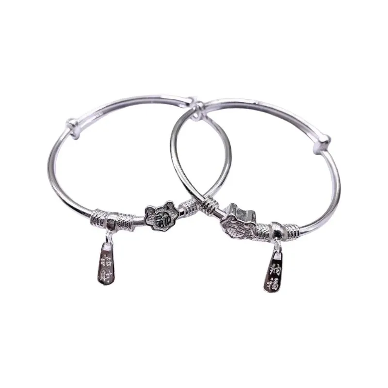 NSAOT 999 Fine Silver Sterling Silver Bracelets Kids'-0